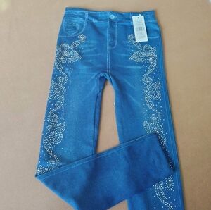 leggings with jeans design one size stretch.‎